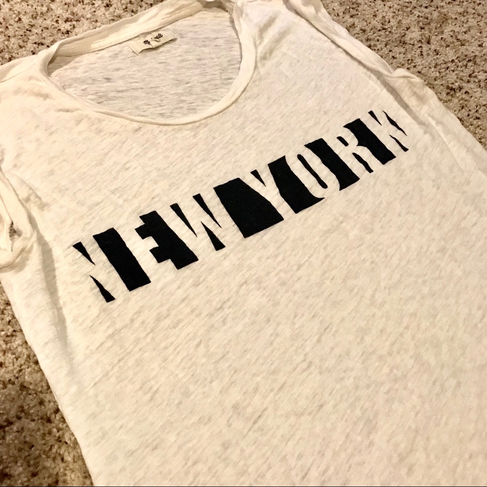 Madewell New York sleeveless top